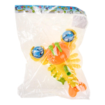 Каталка на палке Краб 52см, цвет желтый, пакет 341