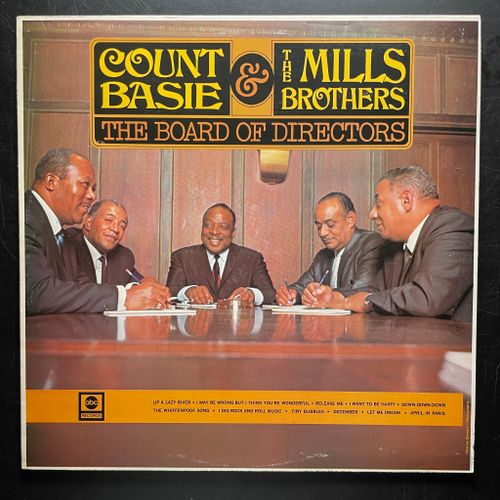 Count Basie & The Mills Brothers ‎– The Board Of Directors (Англия)