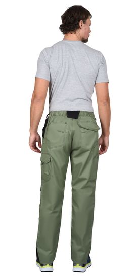 Брюки "Сириус-Цитрин" (св-оливковый/черный)