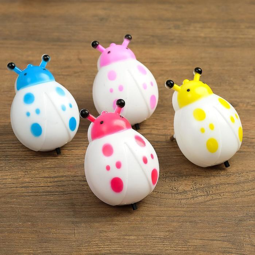 4301200 Ночник "Жучок" 1Вт МИКС 6х6х9 см.