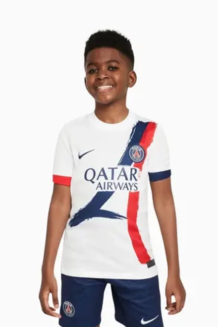 Футболка Nike PSG 24/25 Away Stadium Junior - белый
