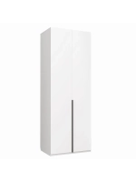 Шкаф для одежды 2-х ств Чарли №22 белое сияние