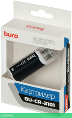 Картридер Buro BU-CR-3101 черный
