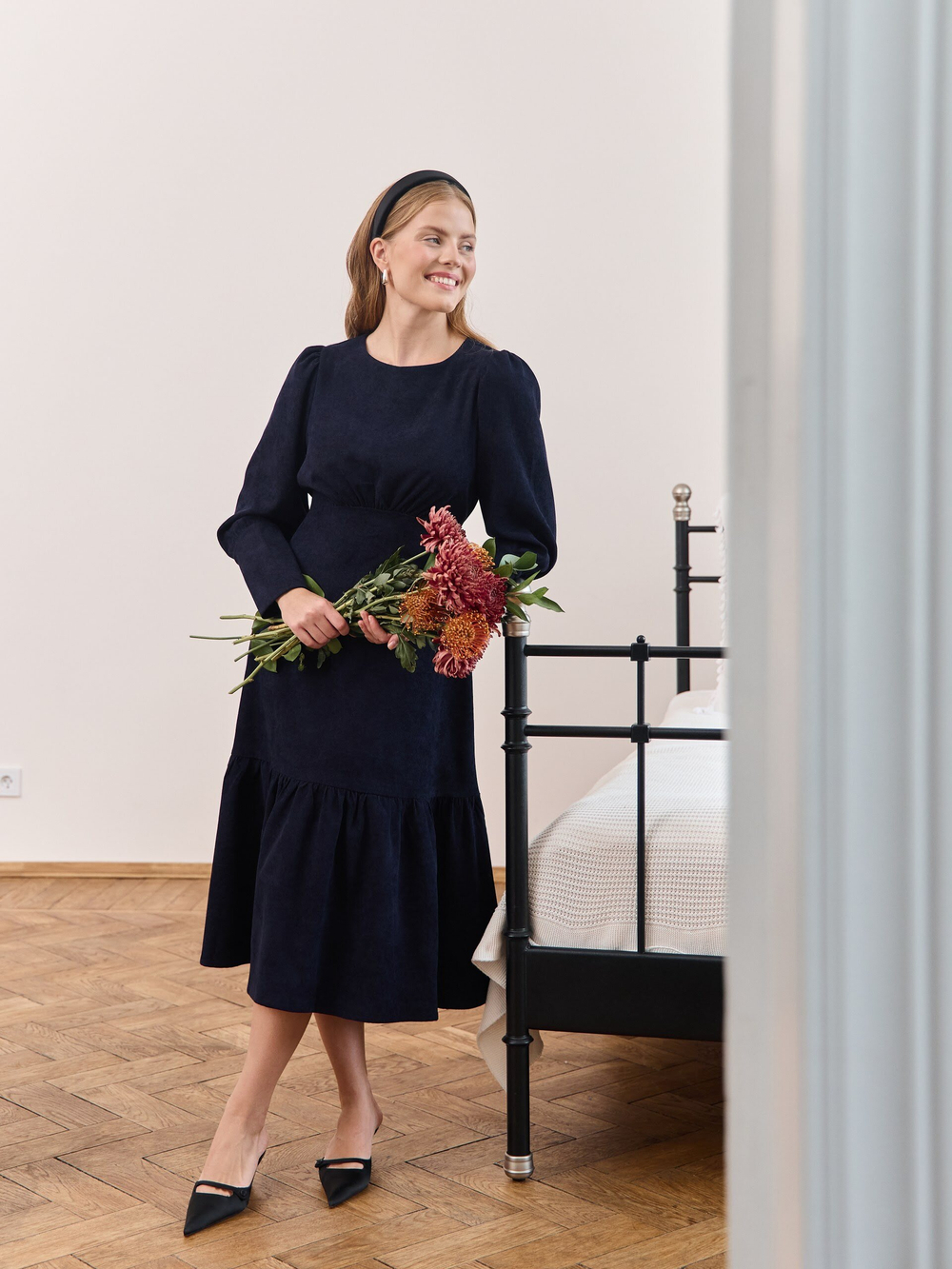 Платье с рукавом длинное