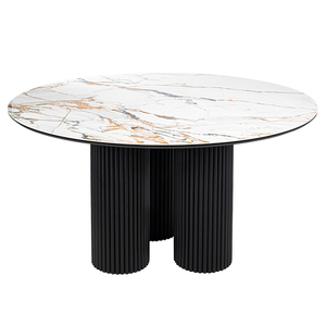 Стол BRAVO 140х85х77 см керамогранит Calacatta Matt