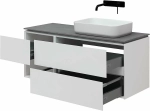 Тумба с раковиной Allen Brau INFINITY 1.21007.WM 120 R белая матовая