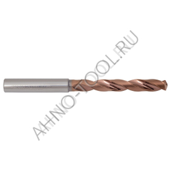 Сверло  7.0мм  твердосплавное 5D без подвода СОЖ. SP-X800050700 VHM AHNO по стали, чугуну, нерж. и ж
