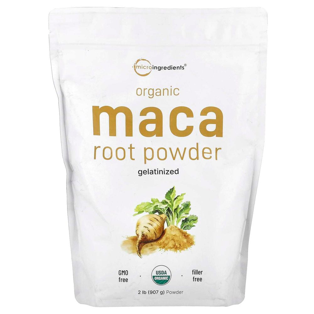 Micro Ingredients, Органический порошок из корня маки, 907 г (2 фунта)