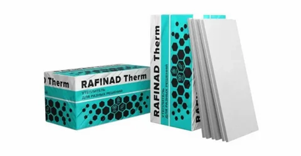 Плита пенополистирольная RAFINAD THERM 30 мм, 1200х600х30 (10 плит, 7,2 кв.м.)