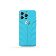 Чехол для iPhone на магните - RSR16 - CURACAO BLUE