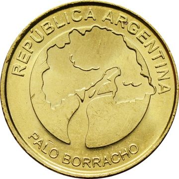 2 песо 2018 Аргентина