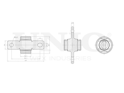 Сайлентблок передний заднего продольного рычага UNIO RMP-20233
