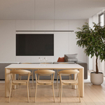 Стол обеденный Momo (200) массив бук + пластик