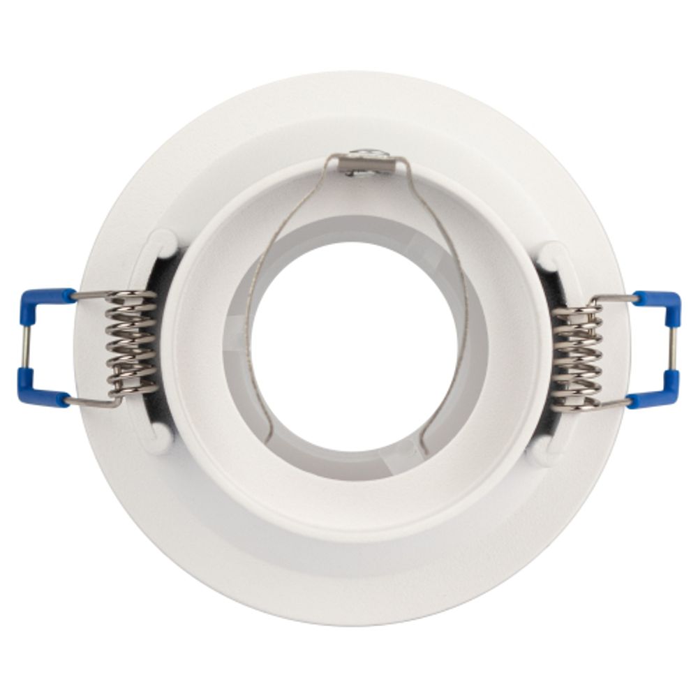 Встраиваемый светильник декоративный ЭРА KL103 WH MR16 GU5.3 белый | Декоративные встраиваемые светильники