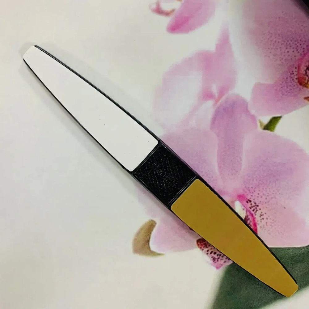 Полировка для ногтей на блистере 4 в 1"Ultramarine», складная, широкая, разноцветная,15см.