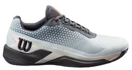 Женские теннисные кроссовки Wilson Rush Pro 4.0 Shift Clay - blade blue/ebony/orange tiger