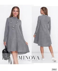 Платье 3105-серый Minova