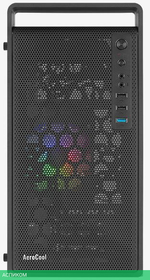 Корпус AeroCool CS-109-G-BK-v1 без БП Black (ACCS-PC17013.11)