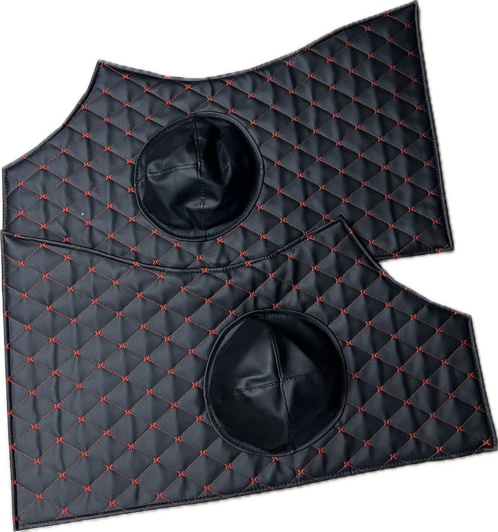 Утеплитель под фары внутр. УАЗ 452 Буханка, 2206, 3303 (красная нить Бабочка)