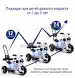 Детский электромотоцикл "Трицикл BKY-188" зеленый