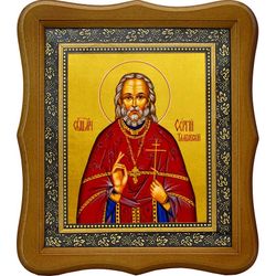 Сергий Тамбовский (Лавров), пресвитер священномученик. Икона на холсте.