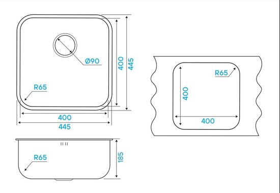 Кухонная мойка KUCHENSTERN RUND 60