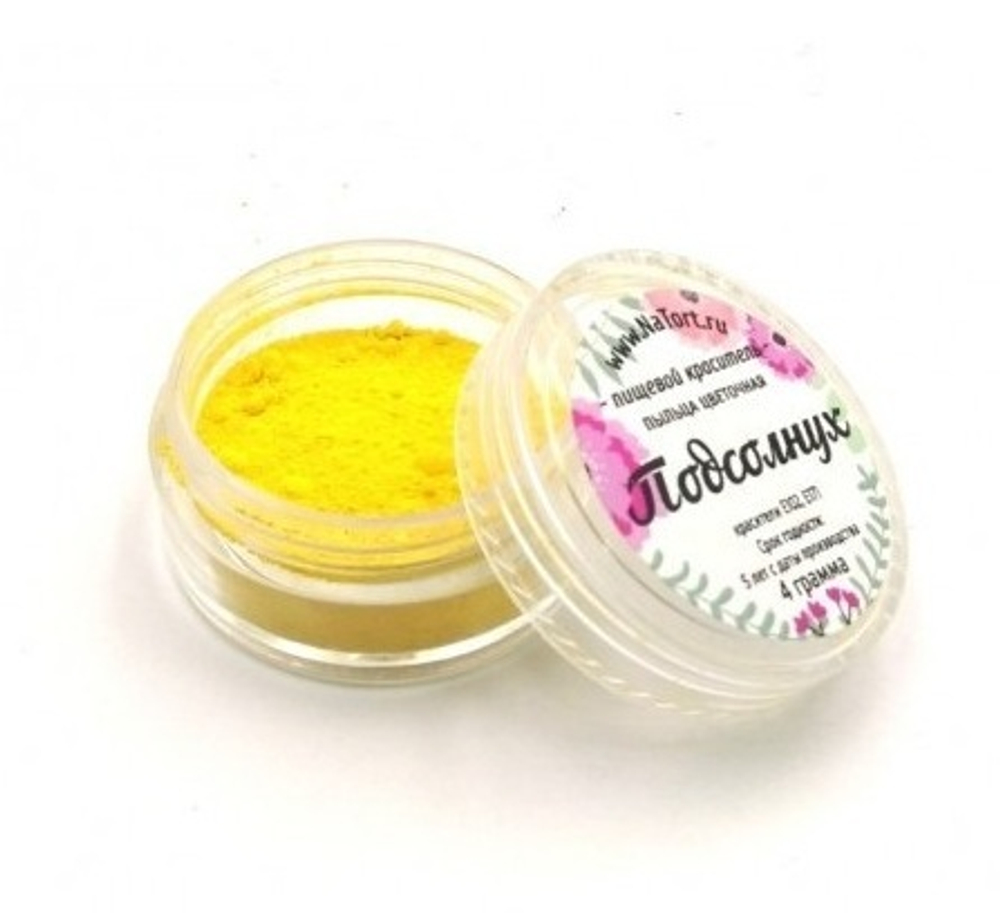 Пищевой краситель пыльца цветочная "Подсолнух" 4г