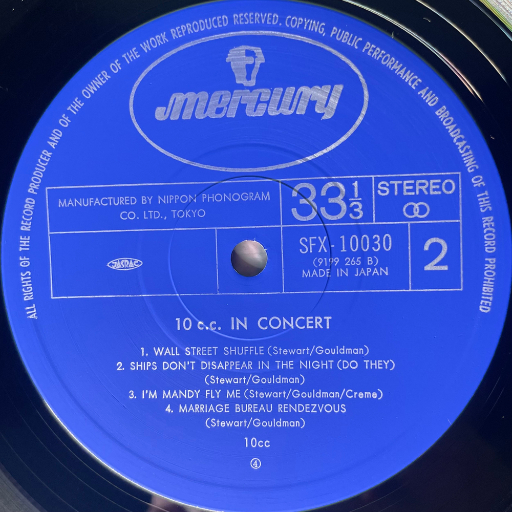 10cc ‎– Live And Let Live 2LP (Япония 1977г.)