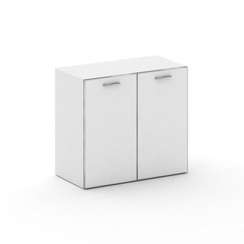 Fresco Шкаф широкий низкий FR.ST-302 white Белый Бриллиант UM/Лакобель Белый/Хром 896*460*807