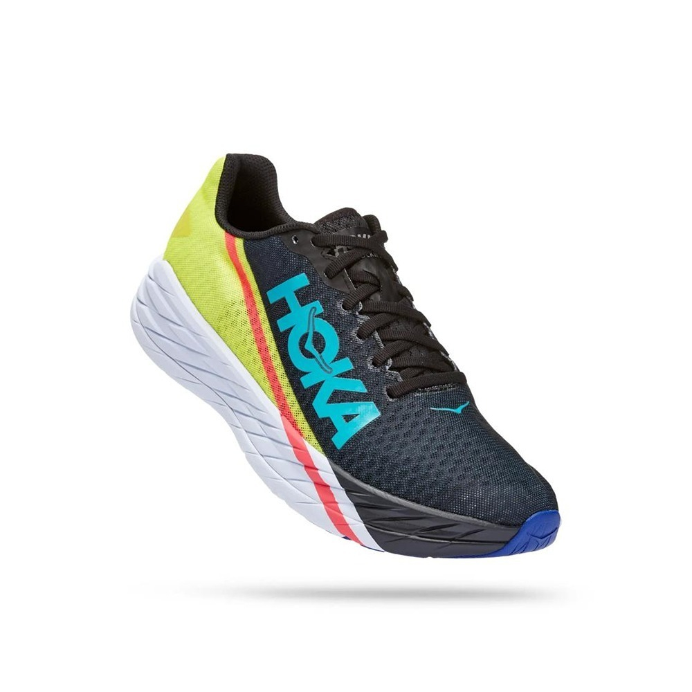 Кроссовки мужские HOKA U ROCKET X Black / Evening Primrose