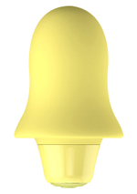 Жёлтый вибростимулятор STELLA BULLET - 7,5 см.