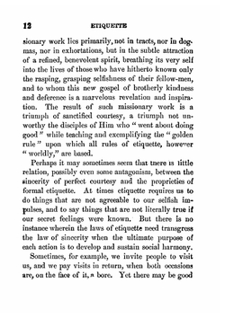 Etiquette | Agnes H. Morton