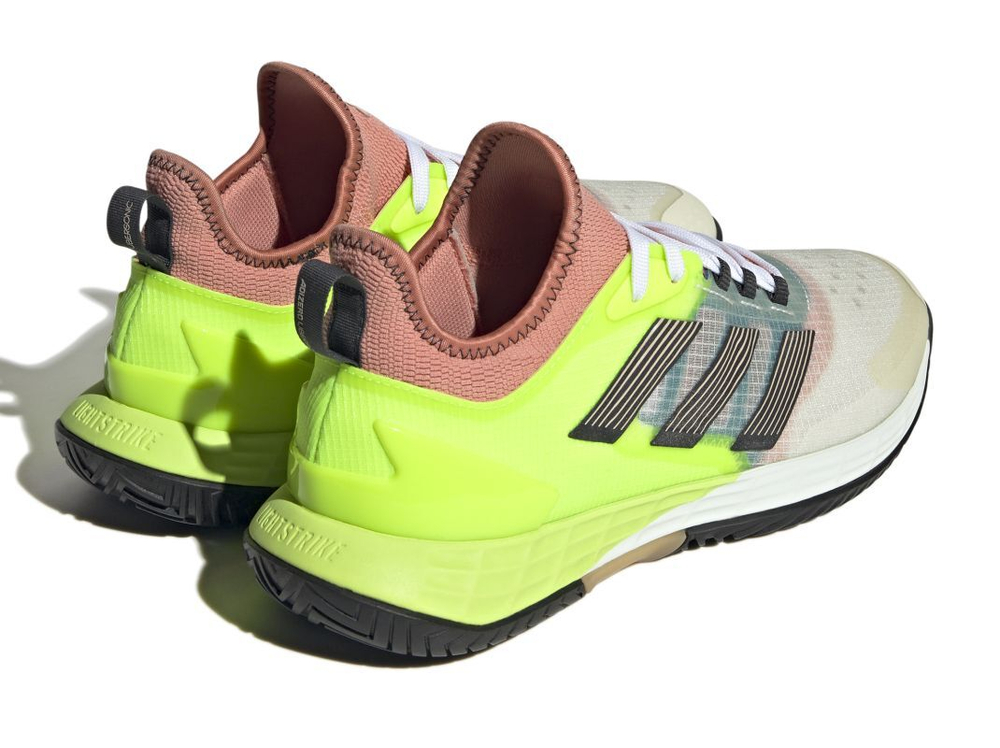 Мужские кроссовки теннисные Adidas Adizero Ubersonic 4.1 M - off white/carbon/lucid lemon