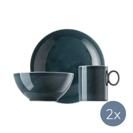 Thomas Rosenthal Group Лофт Цветной набор для завтрака на 2 персоны ночь голубая