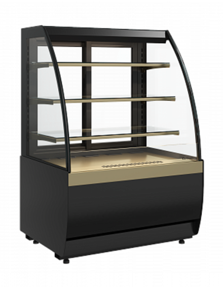 Кондитерская витрина Carboma K70 VM 1,3-2 STANDARD открытая (версия 2.0) (Flandria 2)