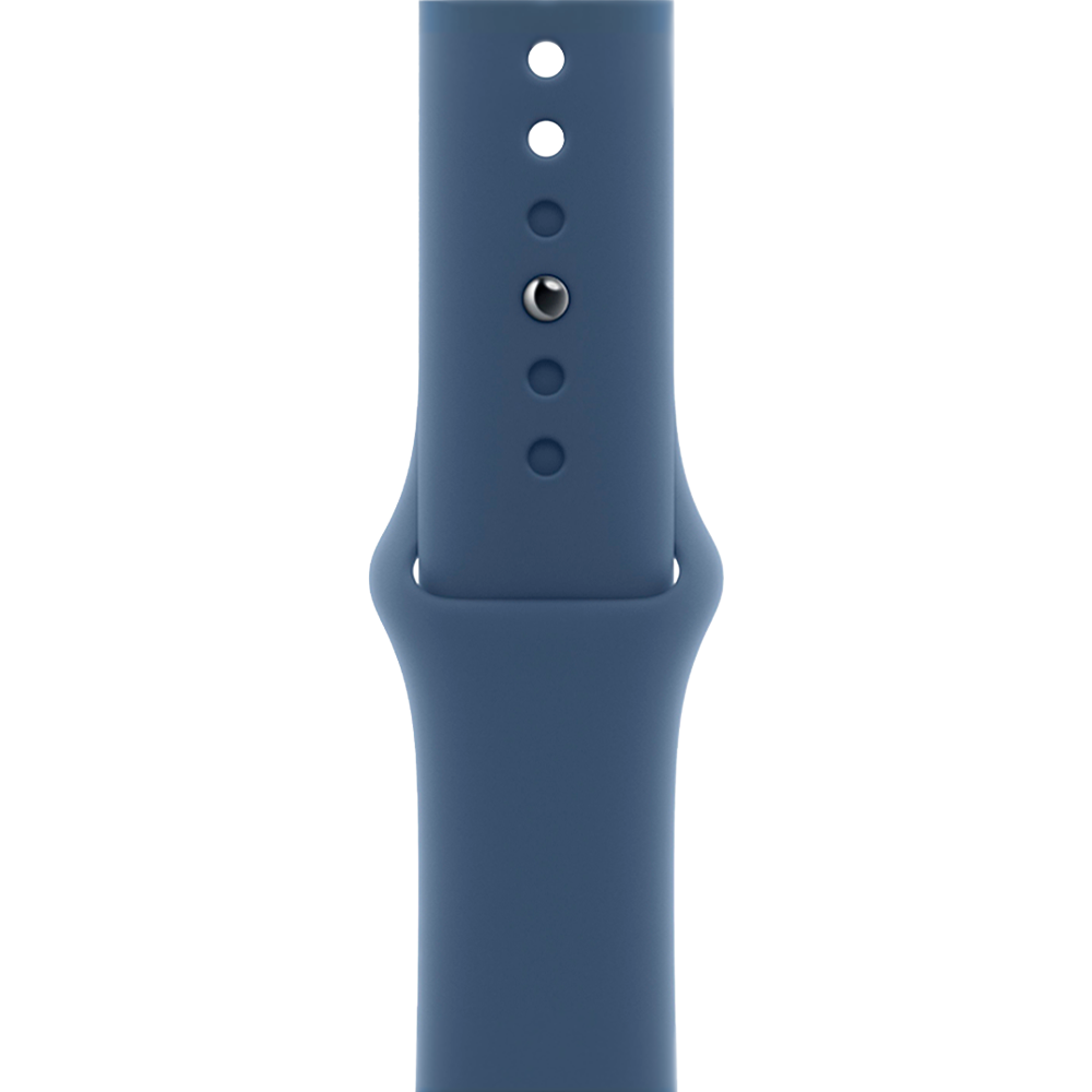 Умные часы Apple Watch SE 2 (2024) GPS, 40mm, Silver Aluminium Case with Sport Band S/M, Denim (Серебристый)