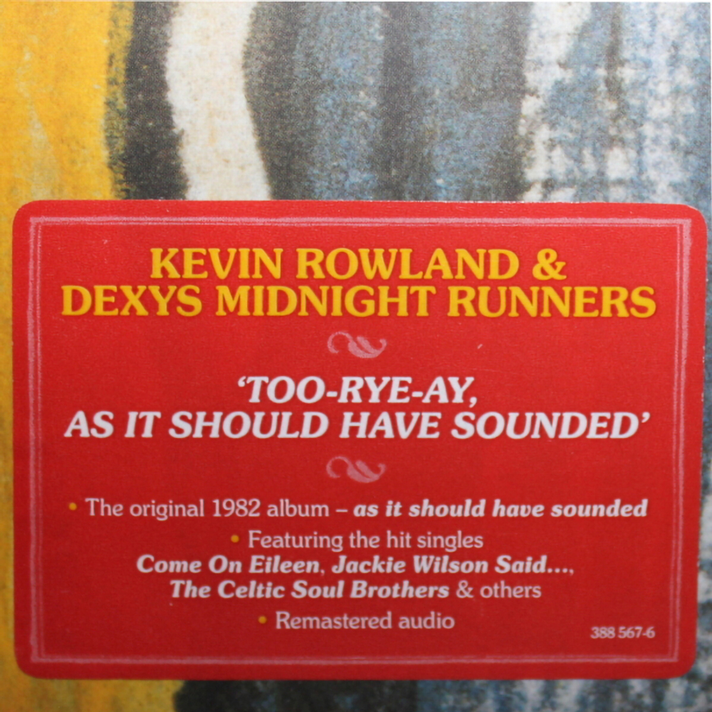 Kevin Rowland & Dexys Midnight Runners / Too-Rye-Ay As It Should Have Sounded (LP)