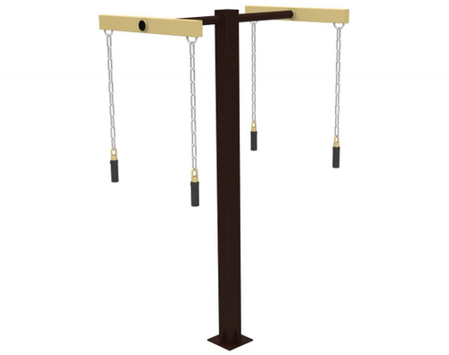 Уличный тренажер Тяни-толкай для колясочников YT17