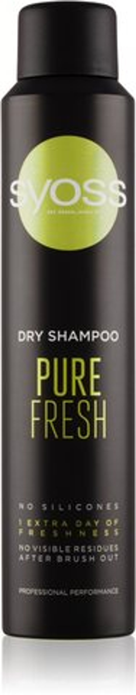 Syoss Pure Fresh - освежающий сухой шампунь без силиконов /   200  ml  / GTIN 9000101231502