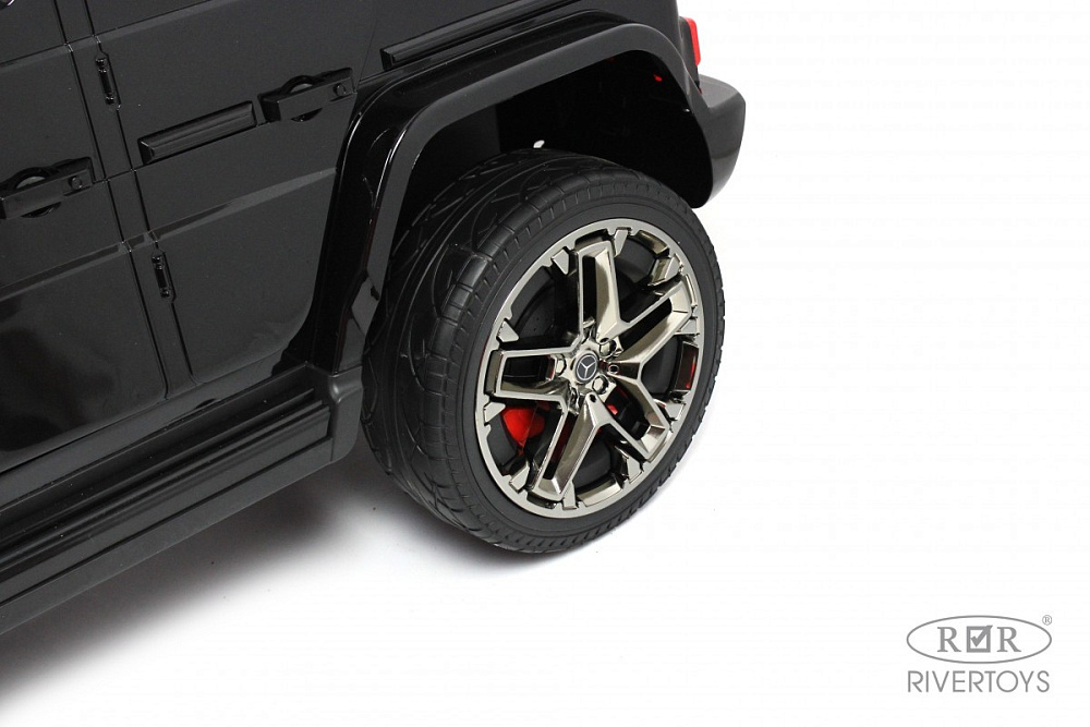 Детский электромобиль RiverToys Mercedes-AMG G63 G111GG, 24V черный