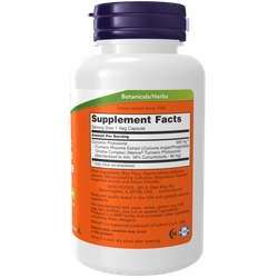 Now Foods Turmeric Curcumin Phytosome 500 mg 60 veg capsules, Куркумин