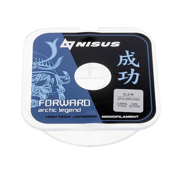 Леска FORWARD ARCTIC LEGEND 0,091mm/50m Nylon Transparent (N-FAG-0.091-50) Nisus