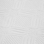 Полотенце банное белое, с кисточками цвета карри из коллекции essential, 70х140 см