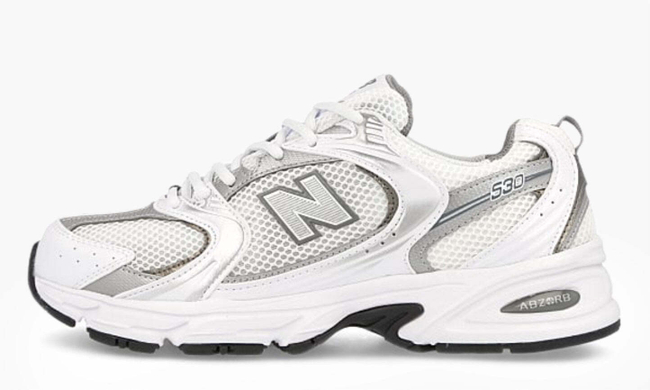 New Balance 530 "White Silver Metallic"