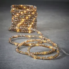 Гирлянда дюралайт Luca Lighting цвет шоколадный, 100 ламп, 8 функций, 5 м., LUCA (83798)