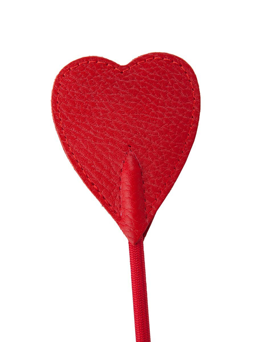 Красный стек с наконечником-сердечком - 60 см.