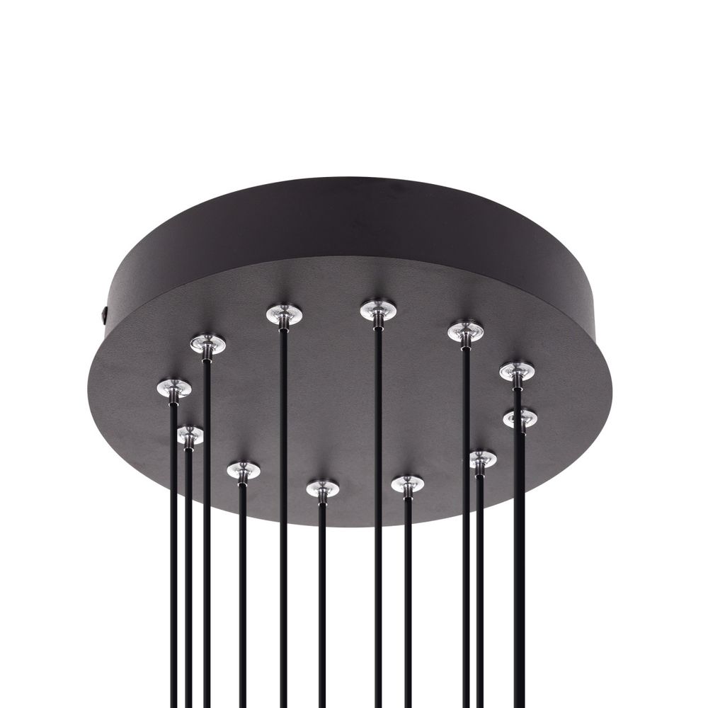 Citilux Стиг CL203261 LED Люстра подвесная с пультом Чёрная