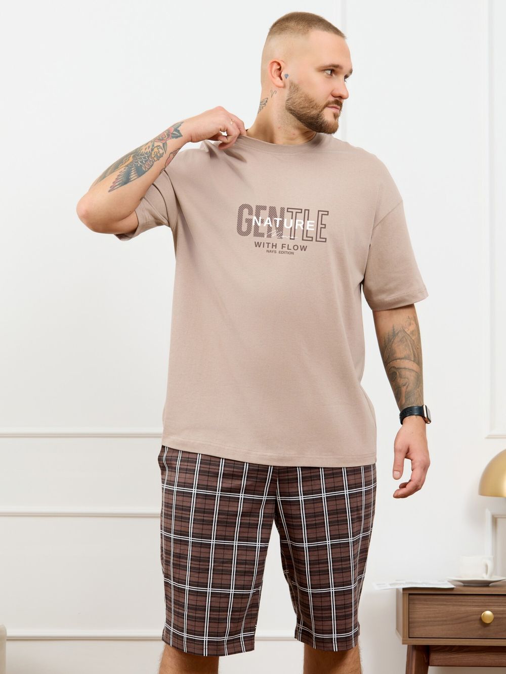 Костюм мужской Браун-4 Виотекс БЕЖЕВЫЙ