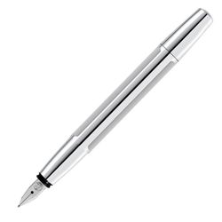 Перьевая ручка Pelikan Elegance Pura P40 серебристый CT перо F (952028)