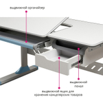 Растущая парта Fundesk Fiore (1200×600 мм)